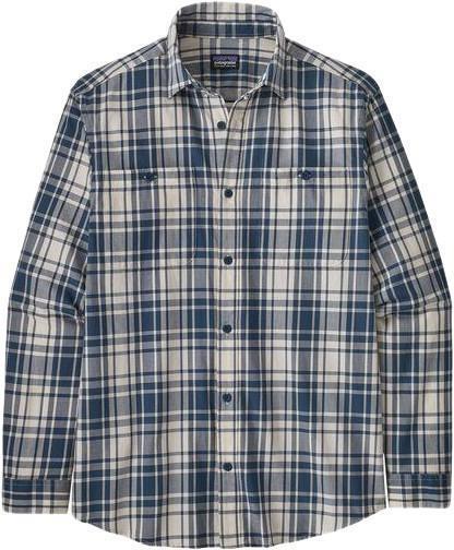 Pima Cotton LS Shirt - Mens - Monad / Tidepool Blue 1