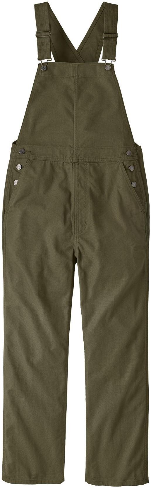 Point Reyes Canvas Overalls - Womens - basin green 1