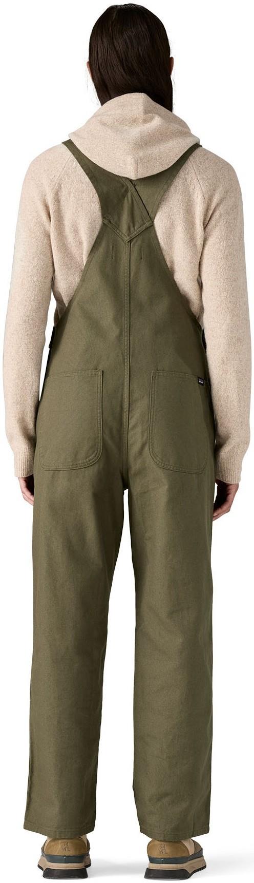 Point Reyes Canvas Overalls - Womens - basin green 1