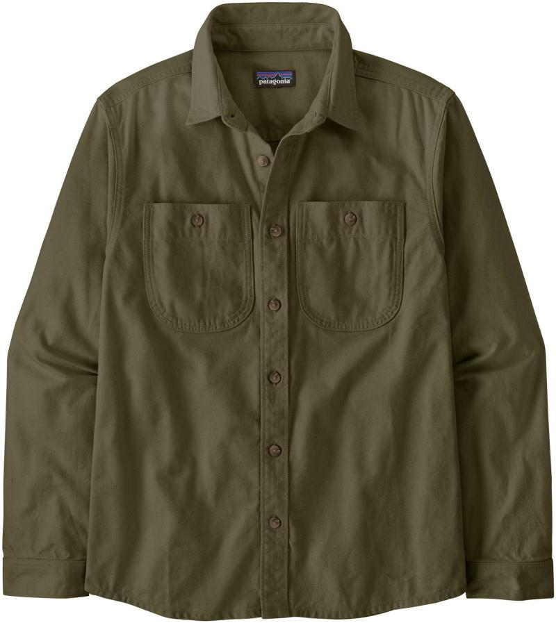 Point Reyes Canvas Shirt - Mens - basin green 1