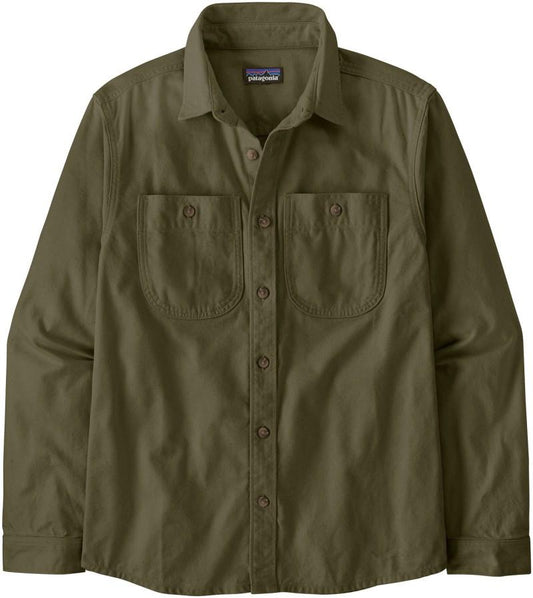 Point Reyes Canvas Shirt - Mens - basin green 1