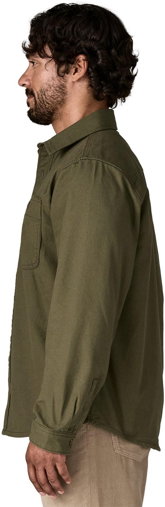 Point Reyes Canvas Shirt - Mens - basin green 1