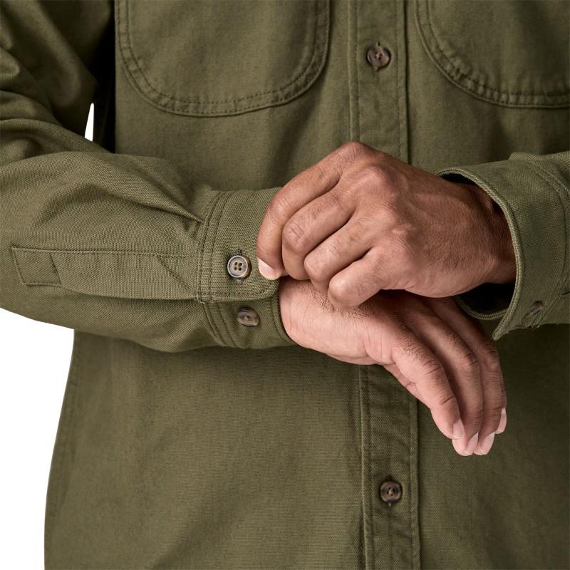 Point Reyes Canvas Shirt - Mens - basin green 1