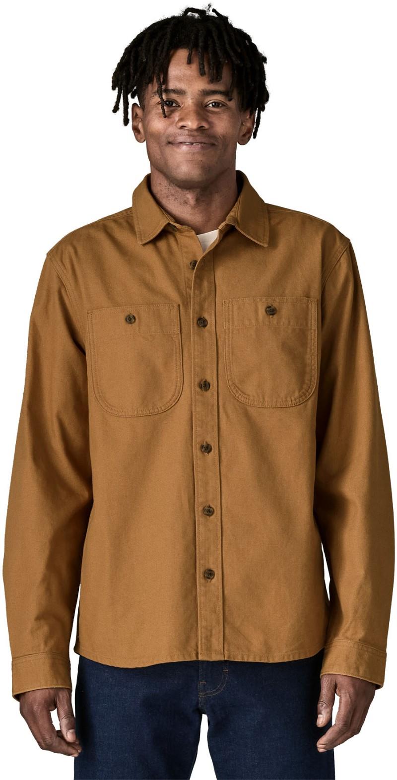 Point Reyes Canvas Shirt - Mens - nest brown 1