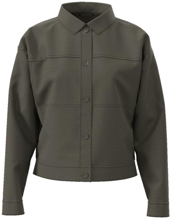 Point Reyes Canvas Utility Jacket - Womens - basin green 1