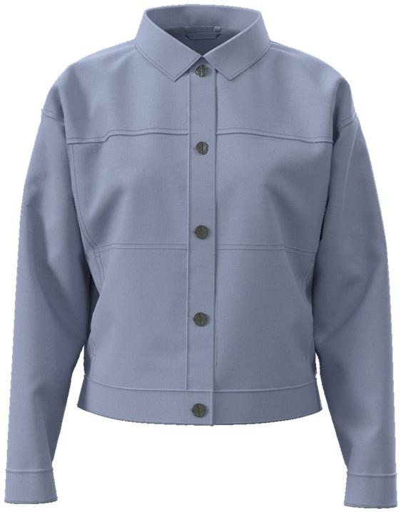 Point Reyes Canvas Utility Jacket - Womens - ghost blue 1