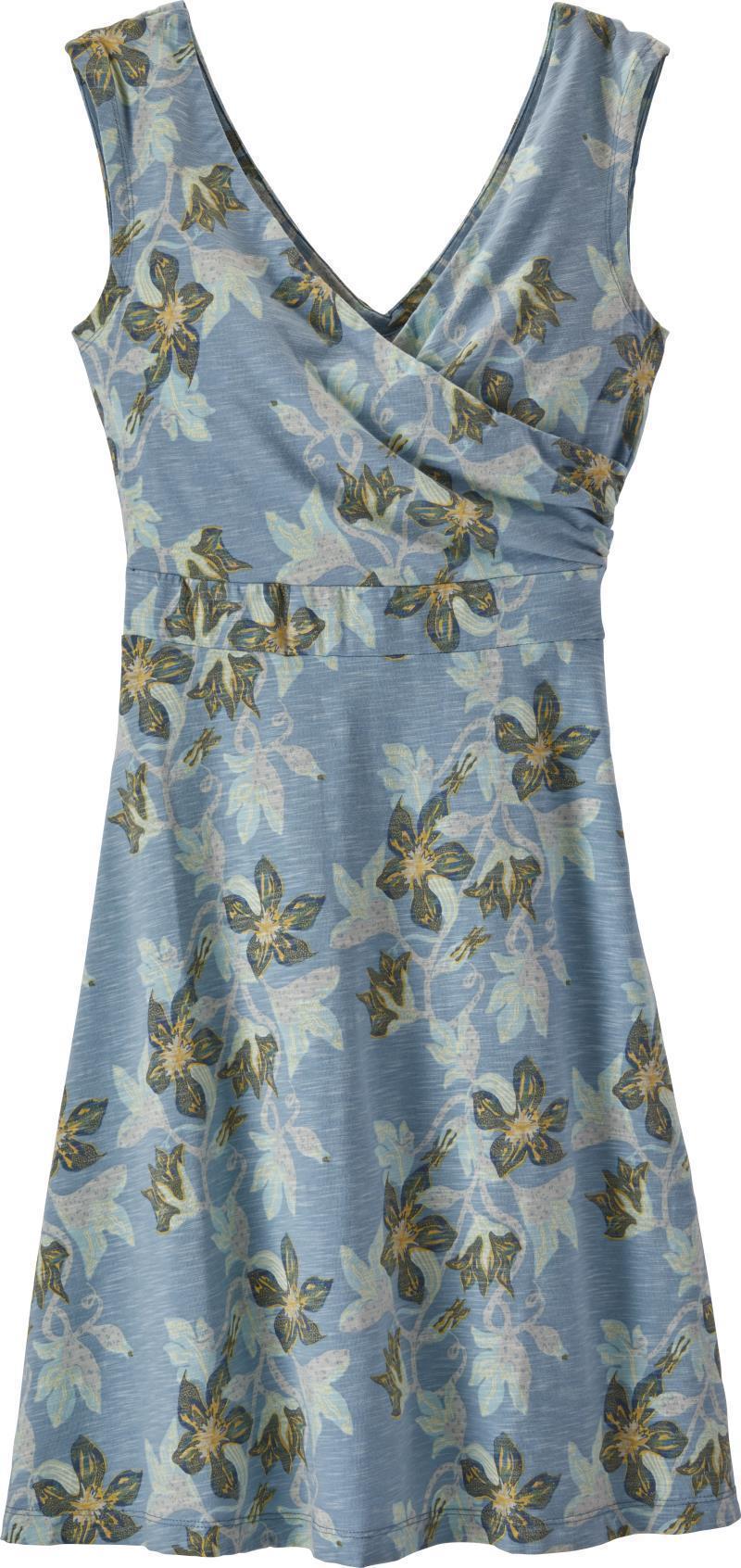 Porch Song Dress - squash blossom / berlin blue 1