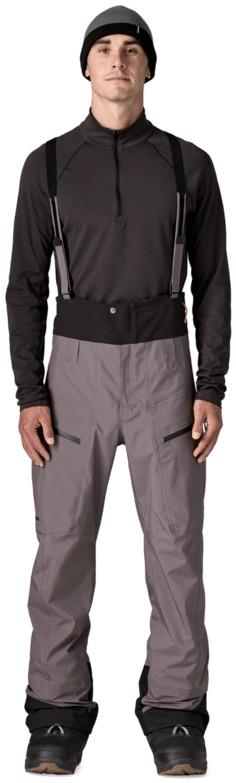 PowSlayer Bibs - Mens - may grey 1