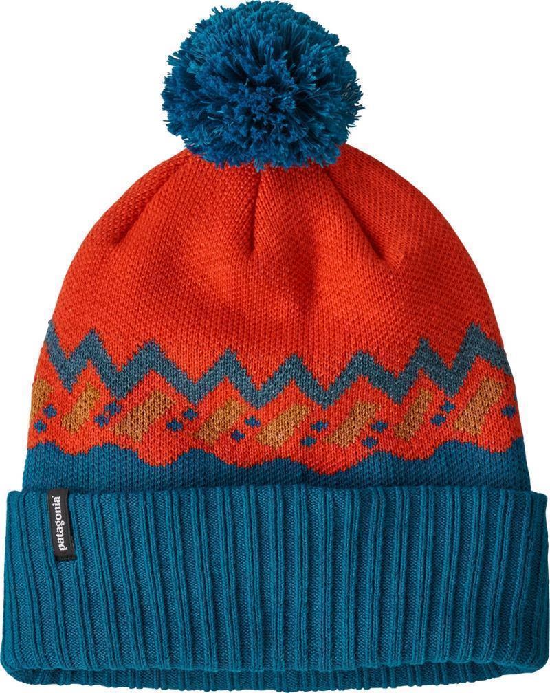 Powder Town Beanie - Lofoten Geo Knit / Paintbrush Red 1