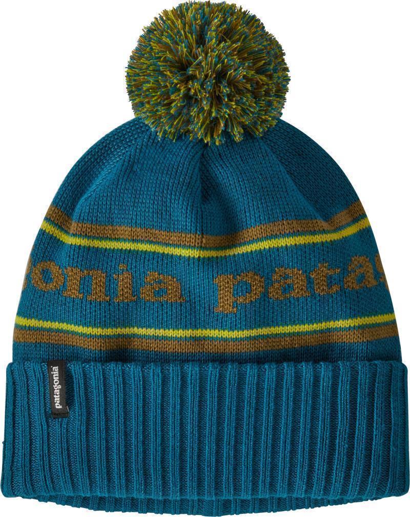 Powder Town Beanie - Park Stripe Knit / Crater Blue 1