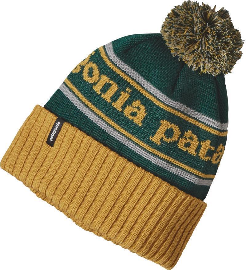 Powder Town Beanie - Park Stripe / Sulphur Yellow 1