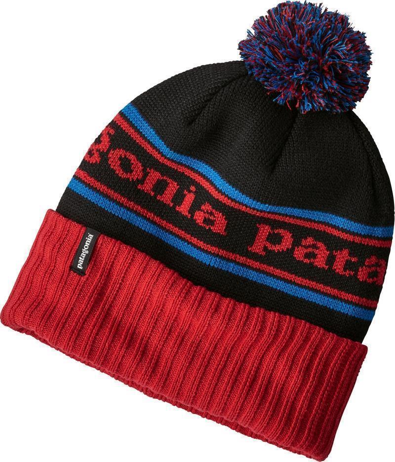 Powder Town Beanie - Park Stripe / Tomato/ Black 1