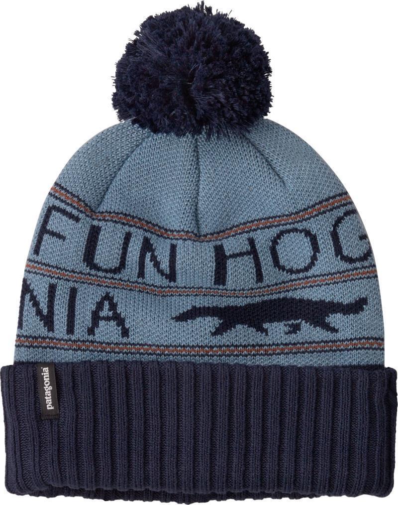 Powder Town Beanie - Kids - Fun Hogs Knit / New Navy 1