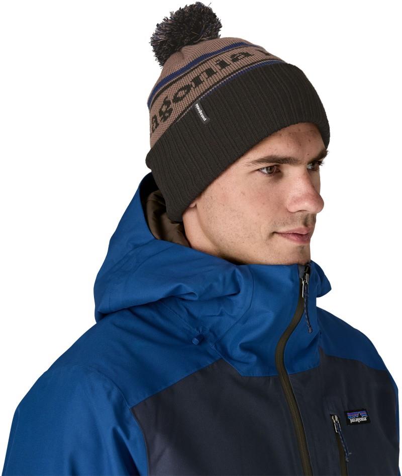 Powder Town Beanie - park stripe / marlow brown 1