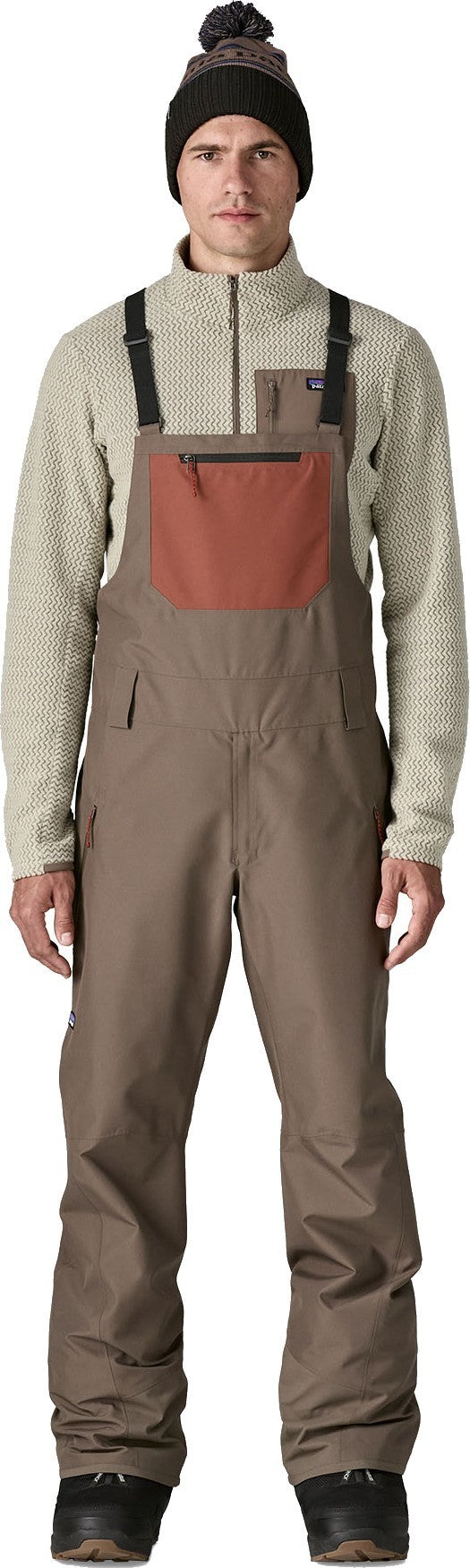 Powder Town Bibs, Reg - Mens - marlow brown 1