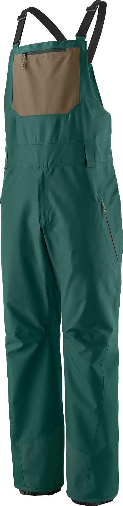 Powder Town Bibs, Short - Mens - cascade green 1