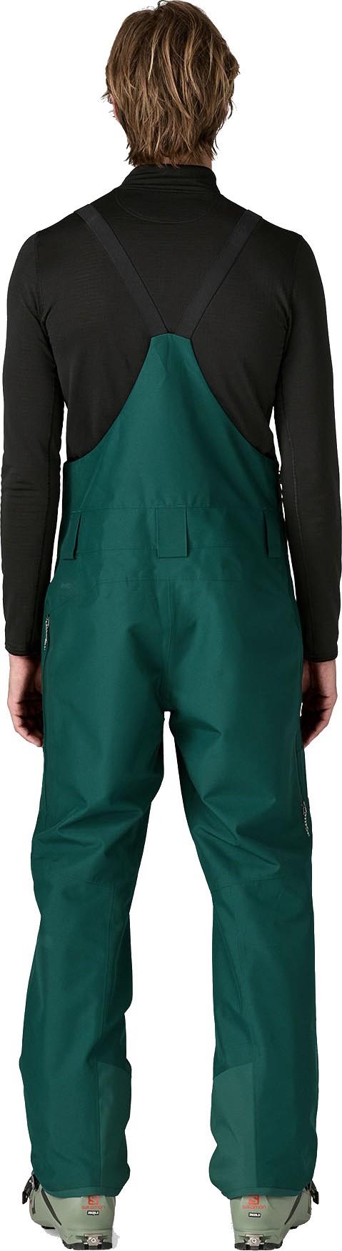 Powder Town Bibs, Short - Mens - cascade green 1