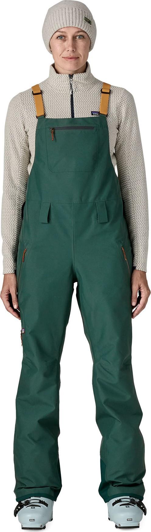 Powder Town Bibs, Short - Womens - cascade green 1
