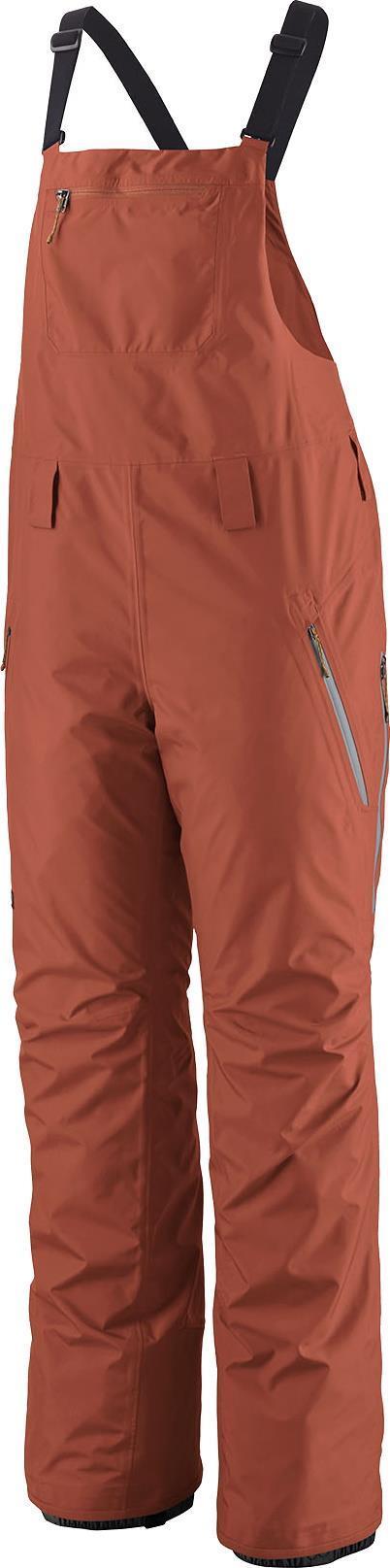 Powder Town Bibs - Womens - Burl Red 1