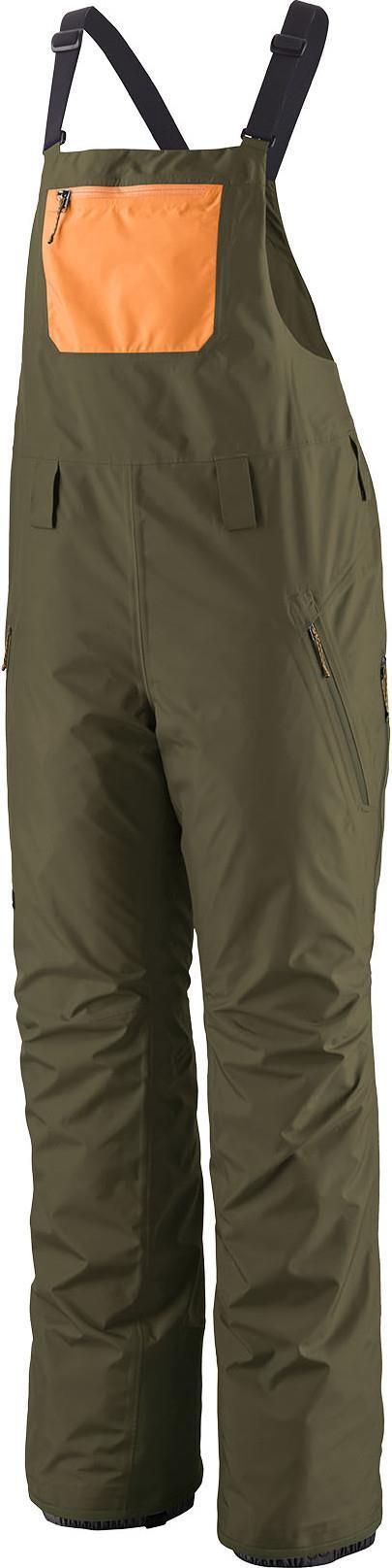 Powder Town Bibs - Womens - pine needle green 1