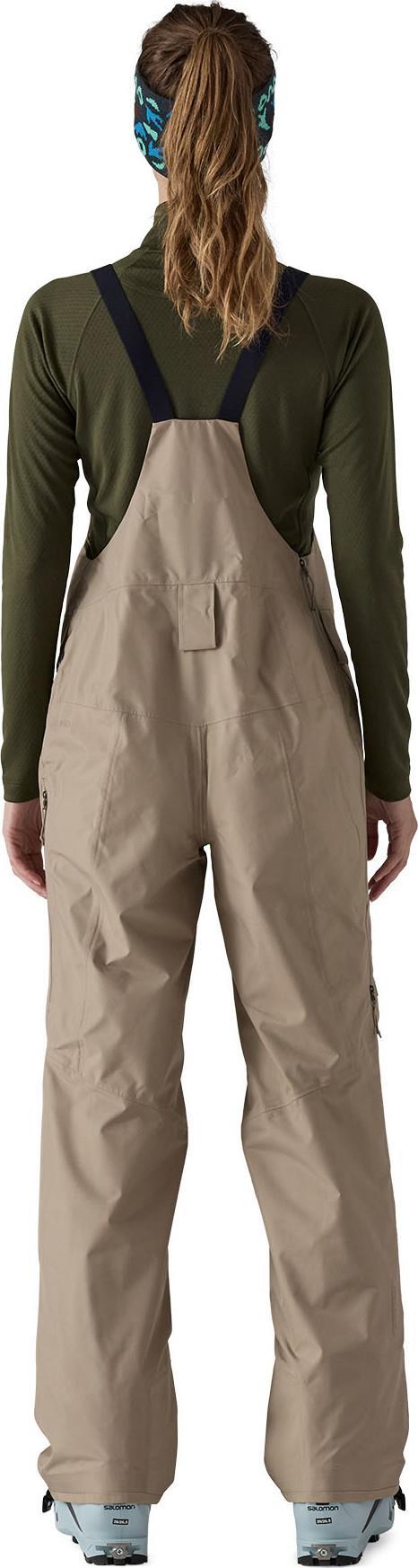 Powder Town Bibs - Womens - seabird grey 1