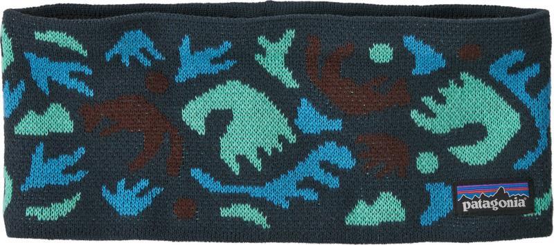 Powder Town Headband - across oceans / smolder blue 1