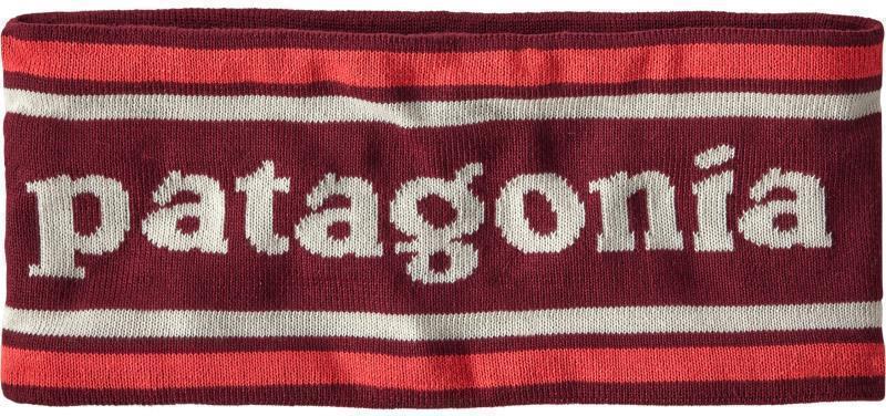 Powder Town Headband - park stripe knit / roamer red 1