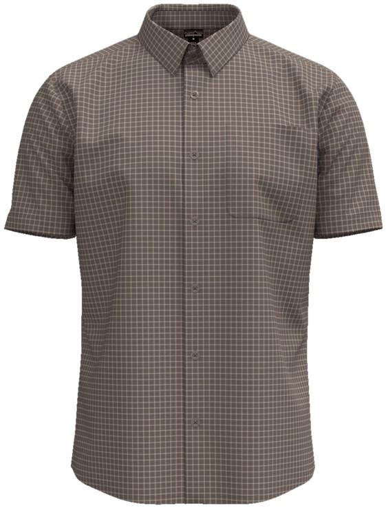Puckerware Shirt - Mens - grid / crimini taupe 1