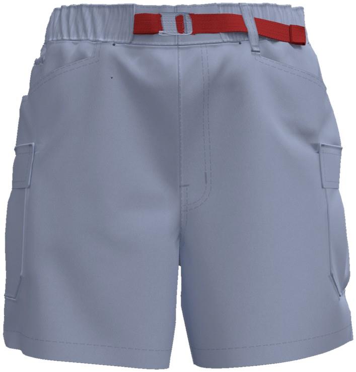Quandary Cargo Shorts, 5" Inseam - Womens - ghost blue 1