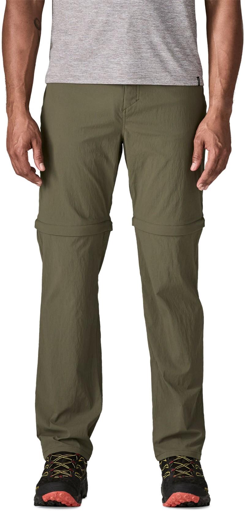Quandary Convertible Pants - Mens - basin green 1
