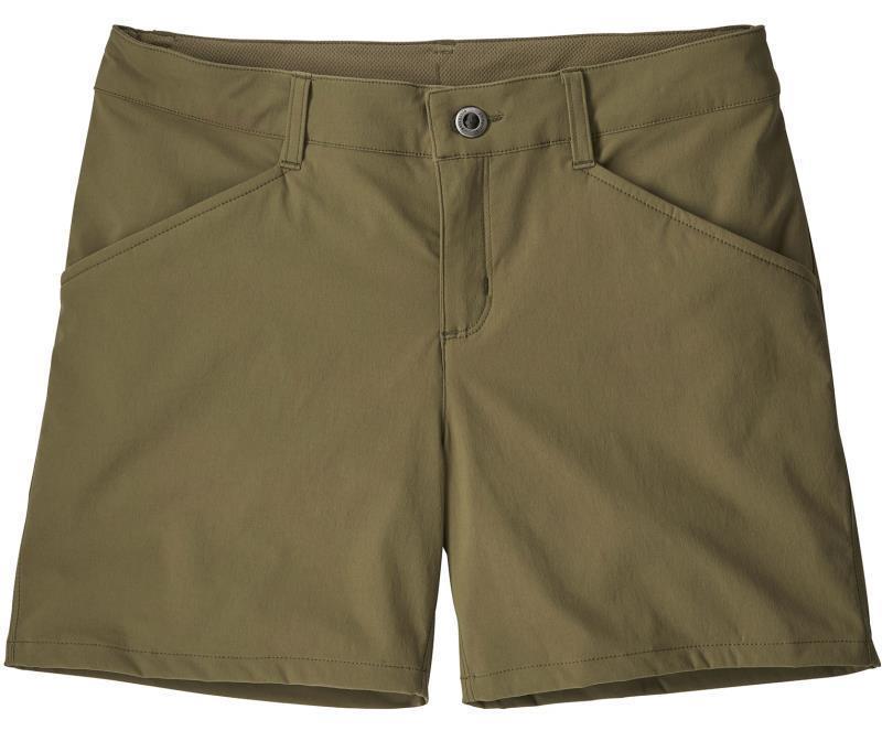 Quandary Shorts, 5" Inseam - Womens - Fatigue Green 1