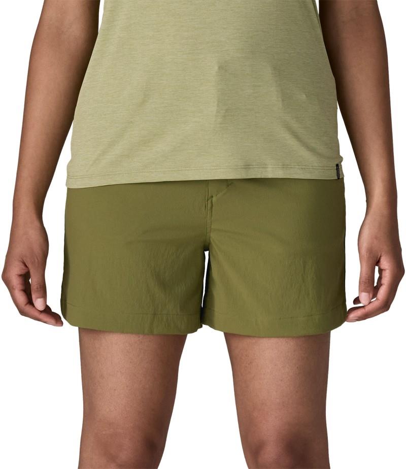 Quandary Shorts, 5" Inseam - Womens - caper green 1