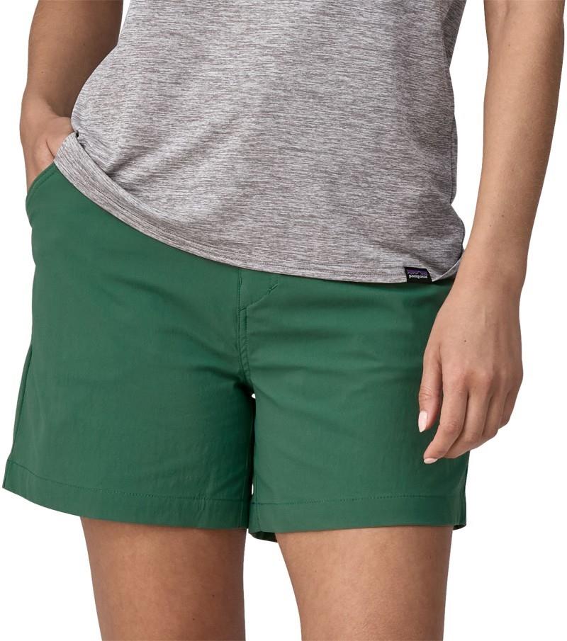 Quandary Shorts, 5" Inseam - Womens - conifer green 1