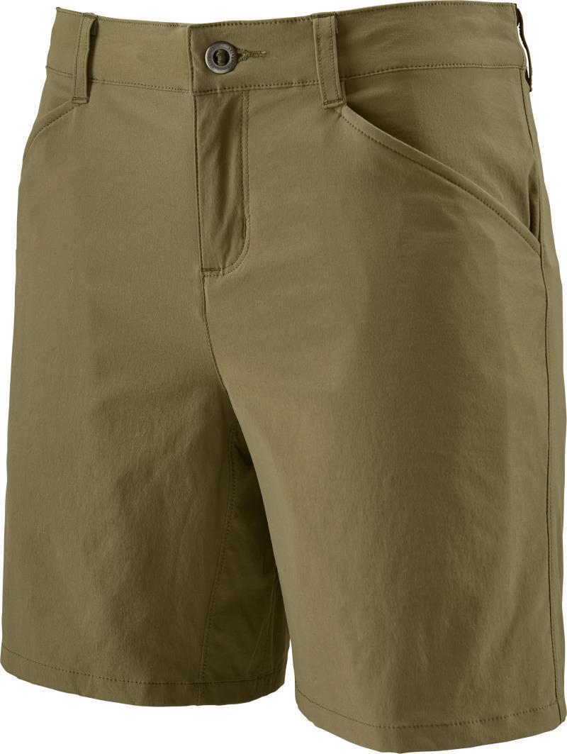 Quandary Shorts, 7" Inseam - Womens - Fatigue Green 1