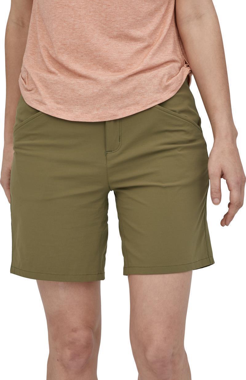Quandary Shorts, 7" Inseam - Womens - Fatigue Green 2