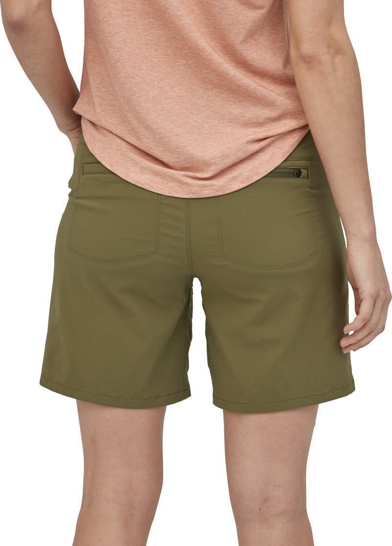 Quandary Shorts, 7" Inseam - Womens - Fatigue Green 3