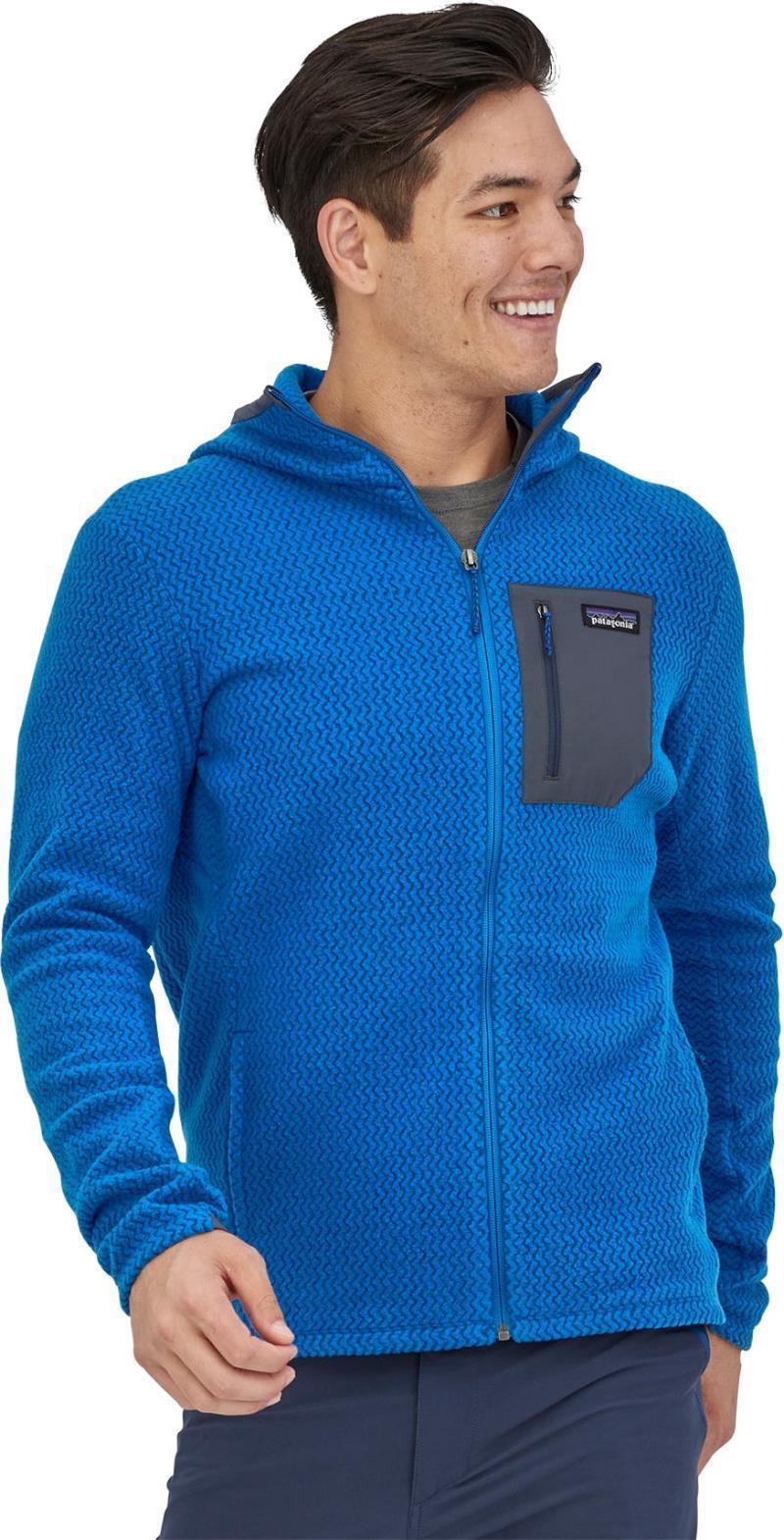 R1 Air Full Zip Hoody - Mens - alpine blue 1
