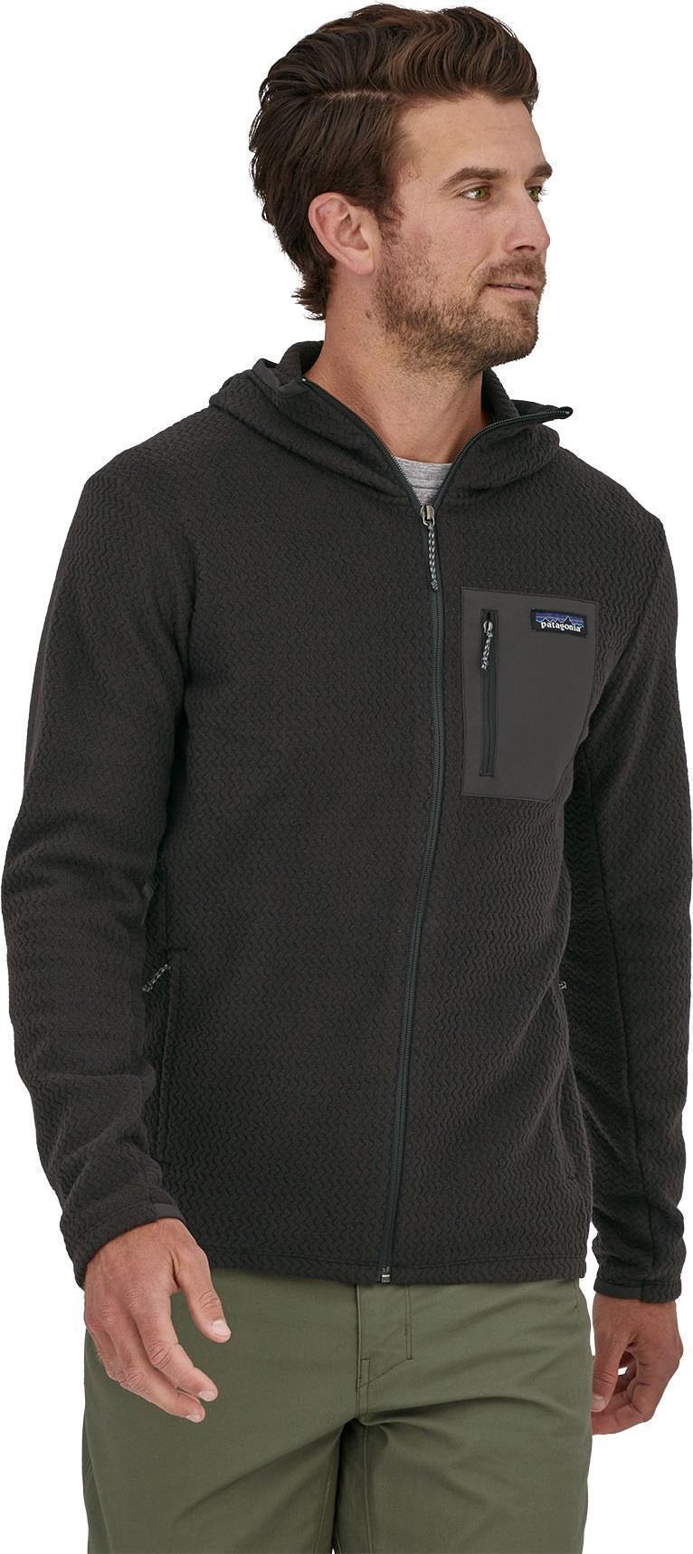R1 Air Full Zip Hoody - Mens - black 1