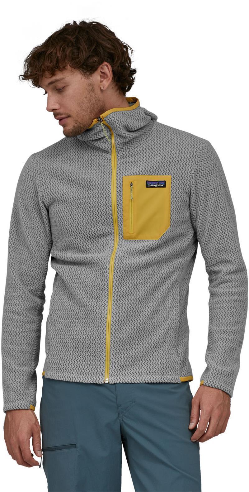 R1 Air Full Zip Hoody - Mens - salt grey 1