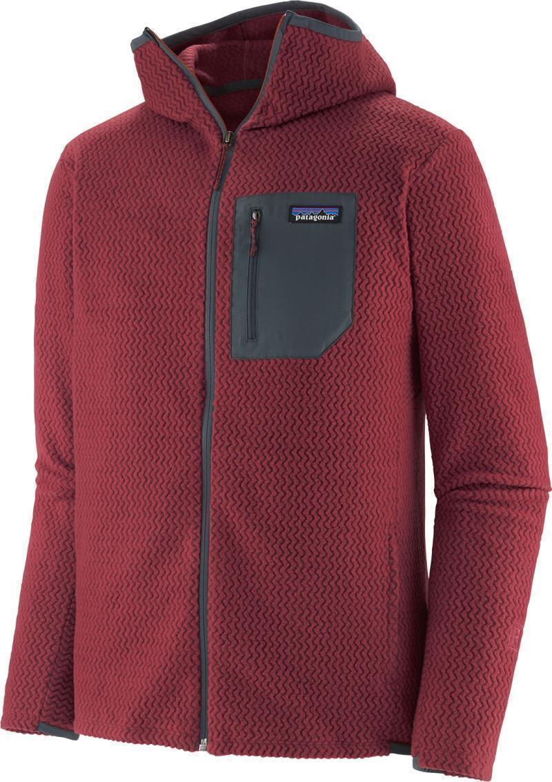R1 Air Full Zip Hoody - Mens - sequoia red 1
