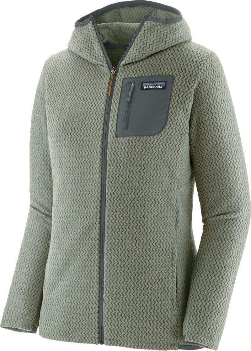 R1 Air Full Zip Hoody - Womens - Sleet Green 1