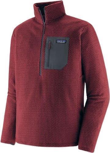 R1 Air Zip Neck - Mens - Sequoia Red 1