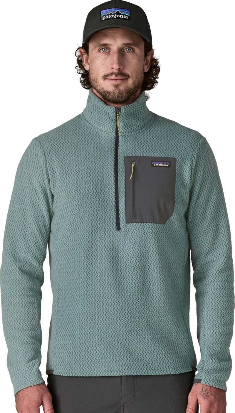 R1 Air Zip Neck - Mens - blue sage 1