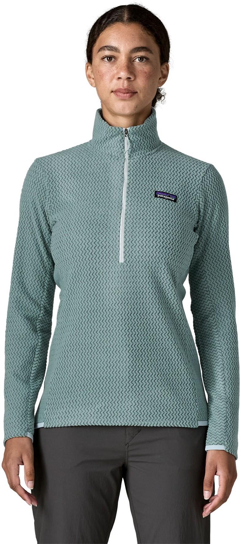 R1 Air Zip Neck - Womens - blue sage 1