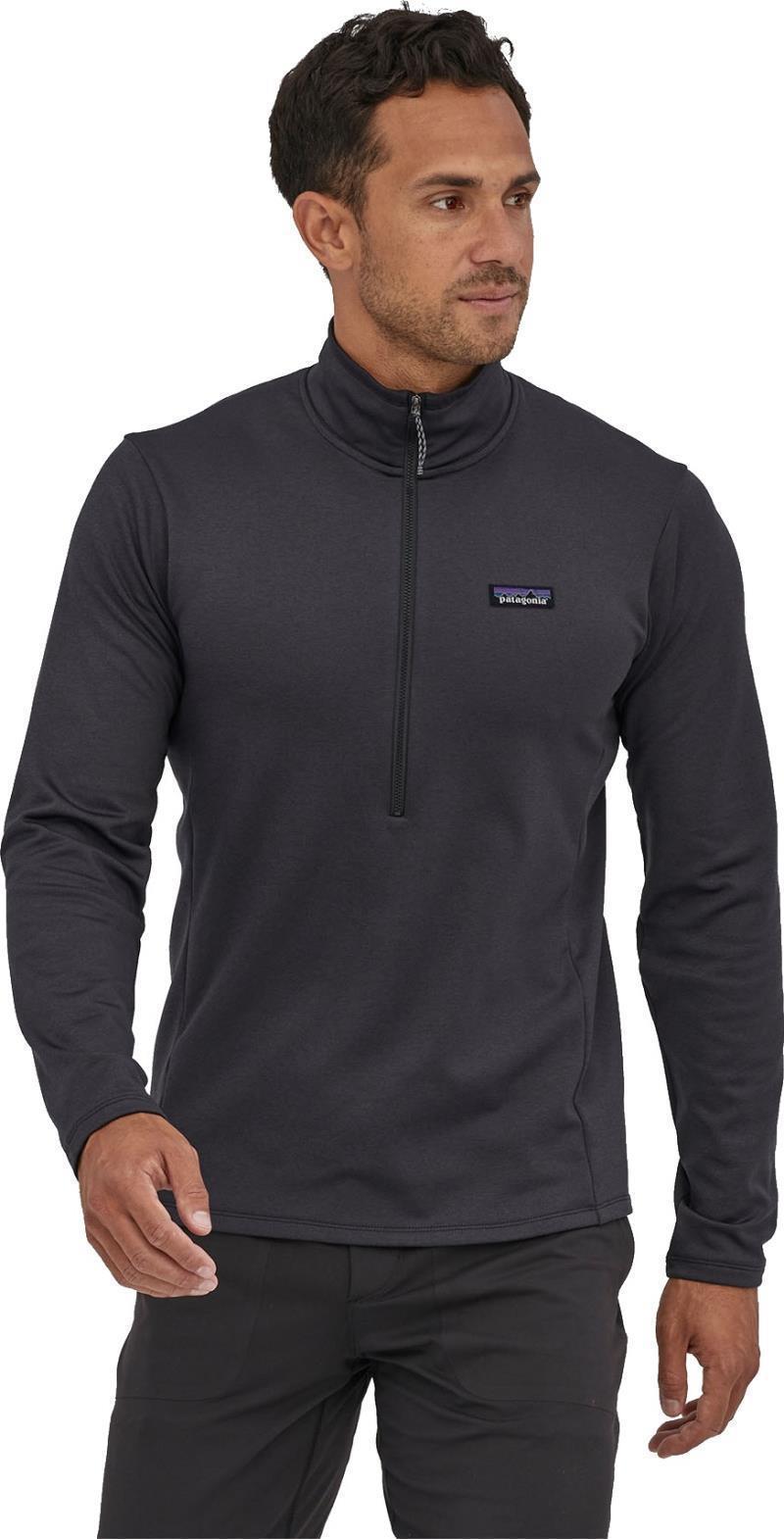 R1 Daily Zip Neck - Mens - ink black - black x-dye 1