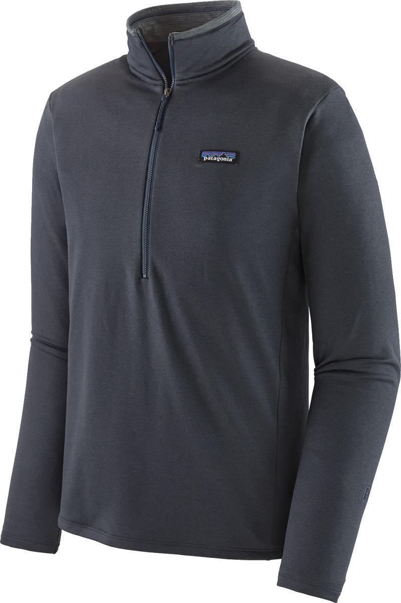 R1 Daily Zip Neck - Mens - smolder blue - light smolder blue x-dye 1