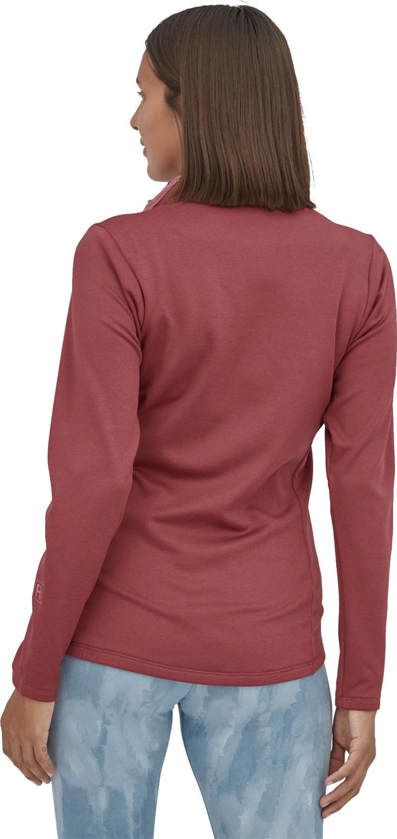 R1 Daily Zip Neck - Womens - rosehip - dark rosehip x-dye 1