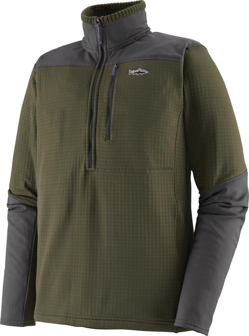 R1 Fitz Roy 1/4 Zip LS - Mens - basin green 1