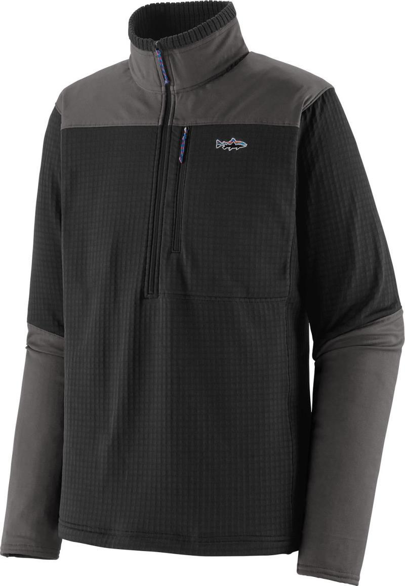 R1 Fitz Roy 1/4 Zip LS - Mens - black 1