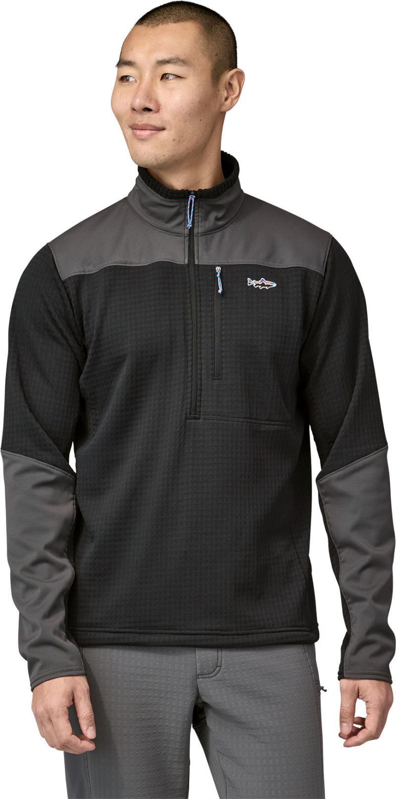 R1 Fitz Roy 1/4 Zip LS - Mens - black 1